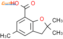 2,2,5-Trimethyl-2,3-dihydrobenzofuran-7-carboxylic acid结构式图片|35700-73-3结构式图片