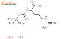 BOC-D-精氨酸盐酸盐结构式图片|35897-34-8结构式图片