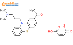 马来酸乙酰丙嗪结构式图片|3598-37-6结构式图片