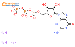 鸟苷-5'-三磷酸三钠盐结构式图片|36051-31-7结构式图片