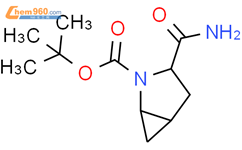 (1S,3S,5S)-3-(氨基羰基)-2-氮杂双环[3.1.0]己烷-2-甲酸叔丁酯结构式图片|361440-67-7结构式图片