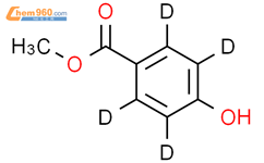 尼泊金甲酯-D4结构式图片|362049-51-2结构式图片