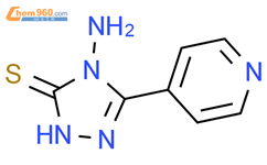4-氨基-5-吡啶-4H-三唑硫醇结构式图片|36209-51-5结构式图片