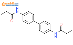 Propanamide, N,N'-[1,1'-biphenyl]-4,4'-diylbis- (9CI)结构式图片|36339-64-7结构式图片