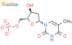 胸苷酸结构式图片|365-07-1结构式图片