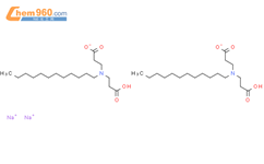 N-十二烷基亚氨基二丙酸二钠结构式图片|3655-00-3结构式图片
