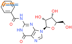 N2-苯甲酰基-D-鸟苷结构式图片|3676-72-0结构式图片