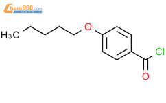 4-正戊氧基苯甲酰氯结构式图片|36823-84-4结构式图片