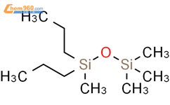 Disiloxane, 1,1,1,3-tetramethyl-3,3-dipropyl-结构式图片|36957-87-6结构式图片