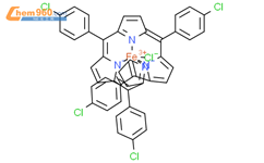 四对氯苯基卟啉铁结构式图片|36965-70-5结构式图片