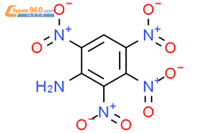2,3,4,6-四硝基苯胺结构式图片|3698-54-2结构式图片