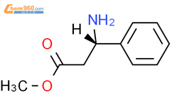 (S)-3-氨基-3-苯基丙酸甲酯结构式图片|37088-66-7结构式图片