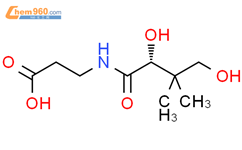 b-丙氨酸，N-[（2S）-2,4-二羟基-3,3-二甲基-1-氧代丁基]-结构式图片|37138-77-5结构式图片