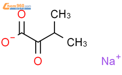 3-甲基-2-氧代丁酸钠结构式图片|3715-29-5结构式图片