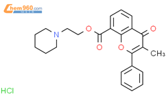 盐酸黄酮哌酯结构式图片|3717-88-2结构式图片