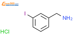 3-碘苄胺盐酸盐结构式图片|3718-88-5结构式图片