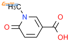 1-甲基-6-氧代-1,6-二氢吡啶-3-羧酸结构式图片|3719-45-7结构式图片
