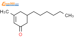 3-甲基-5-己基-2-环己烯-1-酮结构式图片|3720-17-0结构式图片