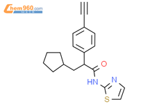 α-(环戊基甲基)-4-乙基-N-2-噻唑基苯乙酰胺结构式图片|372080-87-0结构式图片