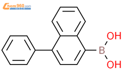 4-苯基萘-1-硼酸结构式图片|372521-91-0结构式图片