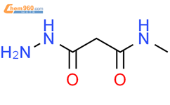 3-肼基-N-甲基-3-氧代丙酰胺结构式图片|373364-23-9结构式图片