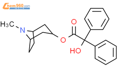 托品醇二苯羟乙酸酯结构式图片|3736-36-5结构式图片