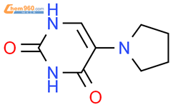 5-(Pyrrolidin-1-yl)pyrimidine-2,4(1H,3H)-dione结构式图片|37454-54-9结构式图片