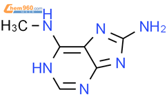 (9ci)-n6-甲基-1H-嘌呤-6,8-二胺结构式图片|374706-53-3结构式图片