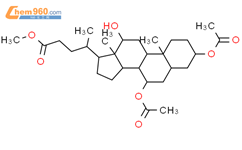 Methyl 3,7-Di-O-acetylcholate结构式图片|3749-87-9结构式图片