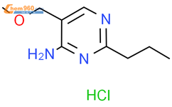 4-氨基-5-(甲氧基甲基)-2-丙基嘧啶 盐酸盐结构式图片|3763-26-6结构式图片