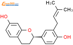 7,4'-二羟基-3'-异戊烯基黄烷结构式图片|376361-96-5结构式图片