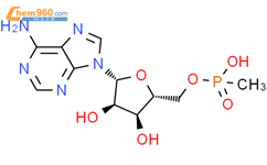 腺苷，5'-甲基膦酸盐结构式图片|3768-16-9结构式图片