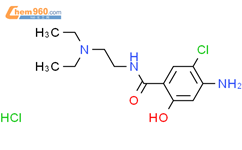 O-去甲盐酸甲氧氯普安结构式图片|38059-78-8结构式图片