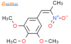 1,2,3-Trimethoxy-5-[(1E)-2-nitro-1-propen-1-yl]benzene结构式图片|38059-94-8结构式图片