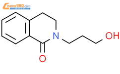 2-(3-hydroxypropan-1-yl)-3,4-dihydroisoquinolin-1(2H)-one结构式