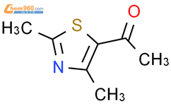 2,4-二甲基-5-乙酰基噻唑结构式图片|38205-60-6结构式图片