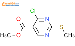 4-氯-2-甲硫基嘧啶-5-羧酸甲酯结构式图片|38275-39-7结构式图片