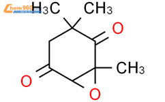 1,3,3-三甲基-7-氧杂二环[4.1.0]庚-2,5-二酮结构式图片|38284-11-6结构式图片