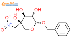苄基4-C-硝基甲基烯-beta-D-阿拉伯糖吡喃糖苷结构式图片|383173-64-6结构式图片