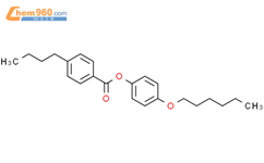 4-正丁基苯甲酸 4-己氧基苯酯结构式图片|38454-28-3结构式图片