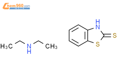 benzothiazole-2(3H)-thione, compound with diethylamine (1:1)结构式图片|38456-45-0结构式图片