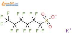 全氟己烷磺酸 钾盐 十三氟己烷-1-磺酸钾结构式图片|3871-99-6结构式图片