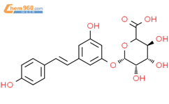 顺式-白藜芦醇 3-O-beta-D-葡糖苷酸