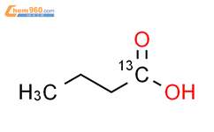 正丁酸-1-13C结构式图片|38765-83-2结构式图片