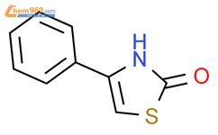 4-苯基噻唑啉-2-酮结构式图片|3884-31-9结构式图片