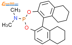 (11BS)-N,N-二甲基-8,9,10,11,12,13,14,15-八氢二萘并[2,1-D:1′,2′-F][1,3,2]二噁磷杂庚英-4-胺结构式图片|389130-06-7结构式图片