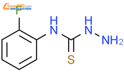 4-(2-氟苯基)-3-胺基硫脲结构式图片|38985-72-7结构式图片