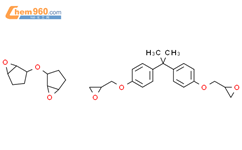 2,2'-[propane-2,2-diylbis(benzene-4,1-diyloxymethanediyl)]dioxirane - 2,2'-oxybis-6-oxabicyclo[3.1.0]hexane (1:1)结构式图片|39049-72-4结构式图片