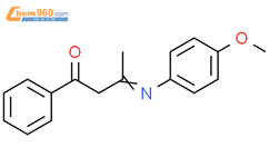 3-[(4-甲氧基苯基)亚氨基]-1-苯基-1-丁酮