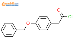 4-苯甲氧基乙酰氯结构式图片|39188-62-0结构式图片